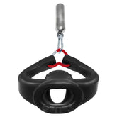 Tug Pull Down Ballstretcher Black Silicone Ball Stretcher